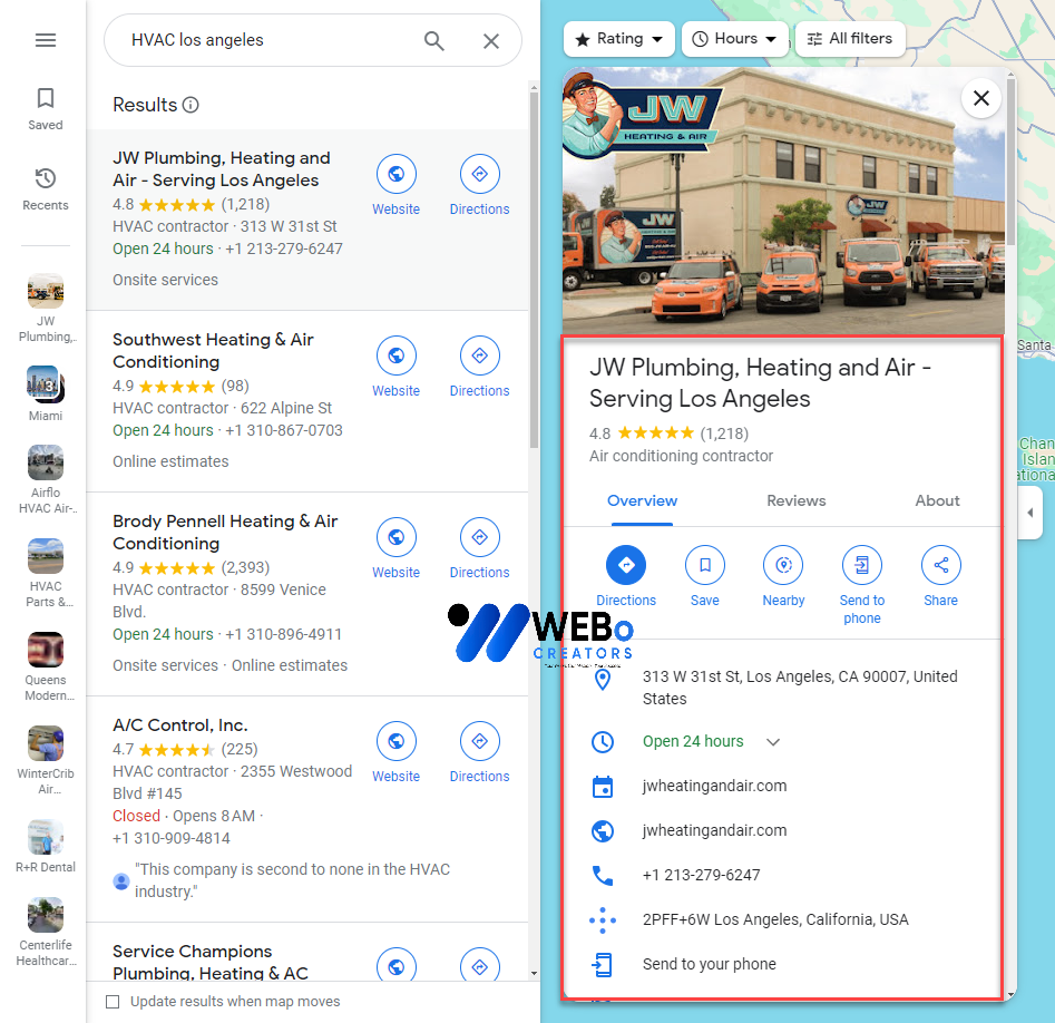 Yelp map listing services in London for local business visibility and customer discovery