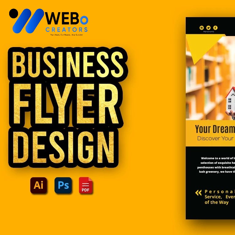 Creative Flyer Design for Moving Company in London | Flyer for Removals Services