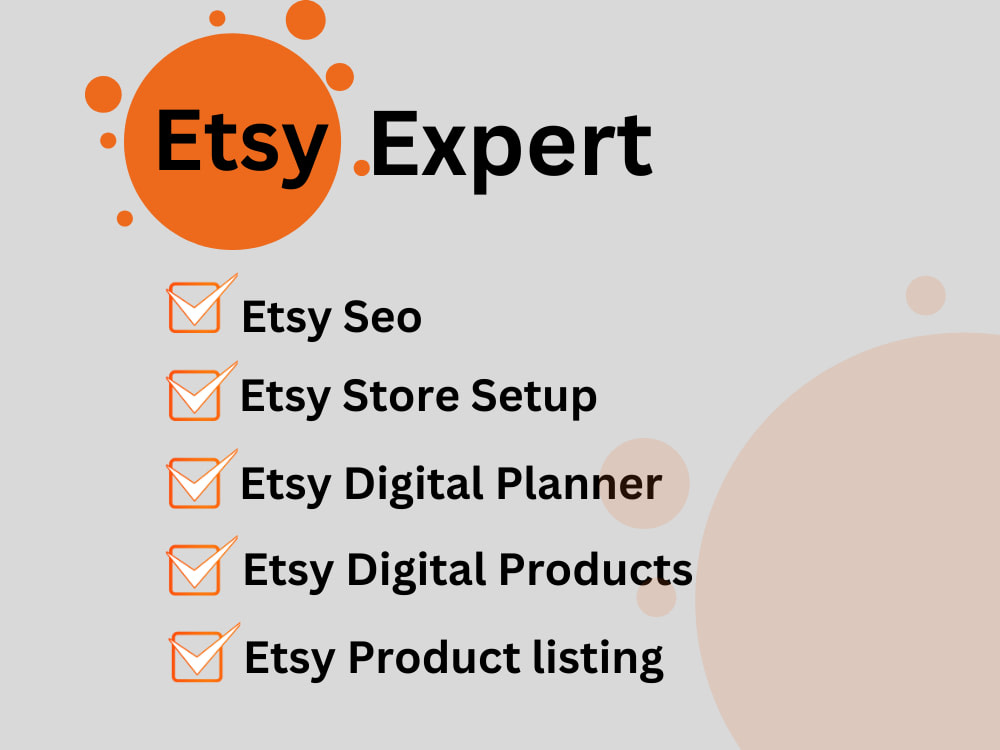Etsy Shop Setup Service | Branding, SEO, Banner Design, Product Listings in London