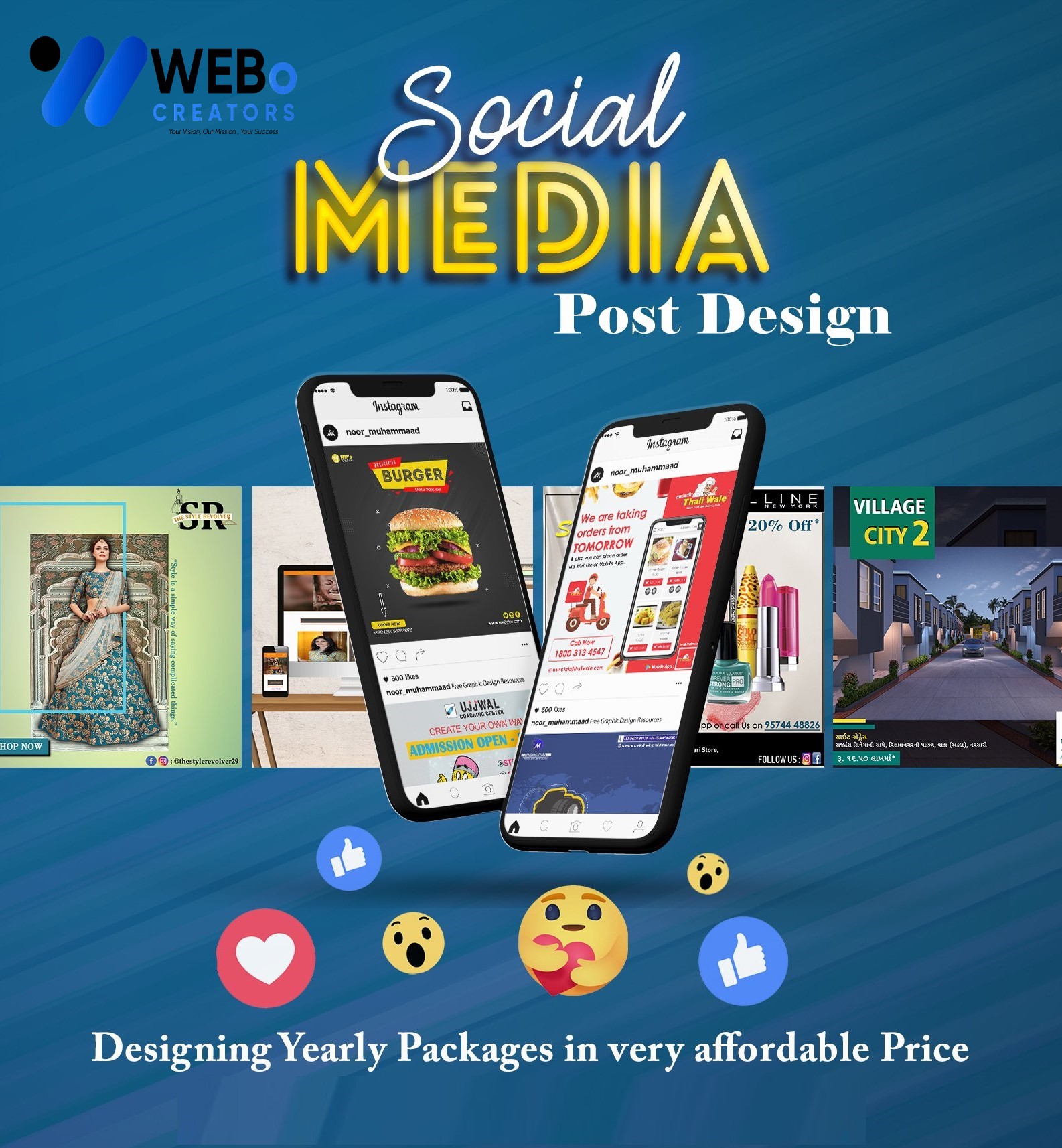 Social Media Post Design Services in London for Businesses and Brands