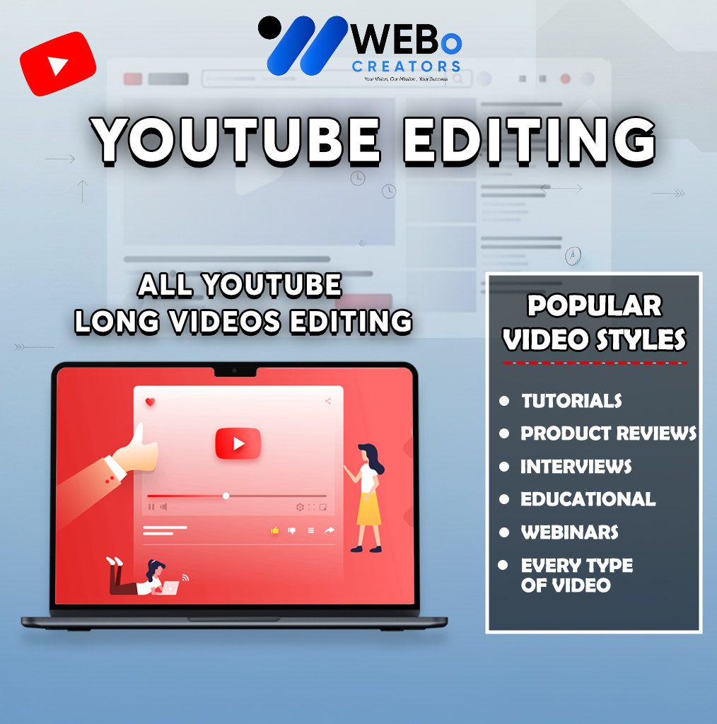 YouTube Video Editing Services at Affordable Cost - Hire Experienced YouTube Video Editors in London